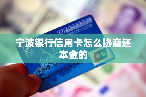 宁波银行信用卡怎么协商还本金的 宁波银行信用卡怎么协商还本金的