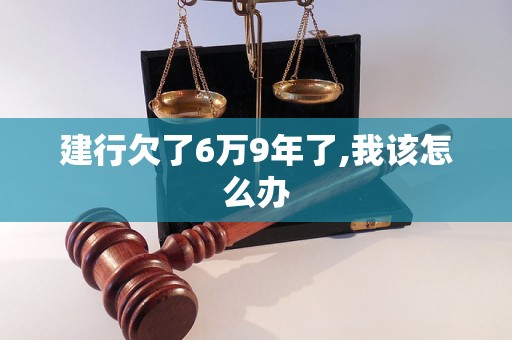 建行欠了6万9年了,我该怎么办
