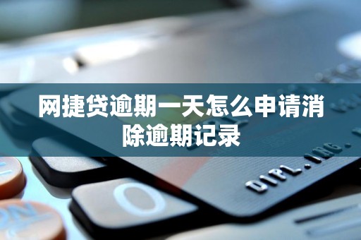 网捷贷逾期一天怎么申请消除逾期记录