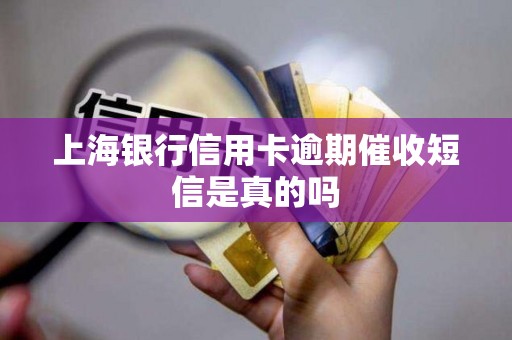 上海银行信用卡逾期催收短信是真的吗