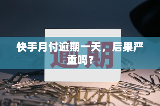 快手月付逾期一天,后果严重吗? 快手月付逾期一天,后果严重吗?