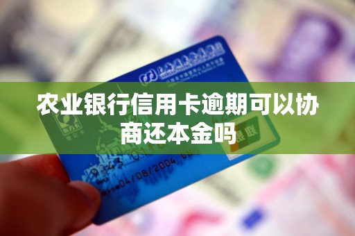 农业银行信用卡逾期可以协商还本金吗 农业银行信用卡逾期可以协商还本金吗