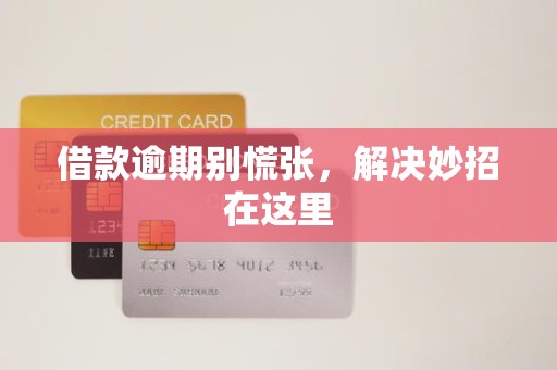 借款逾期别慌张,解决妙招在这里 借款逾期别慌张,解决妙招在这里