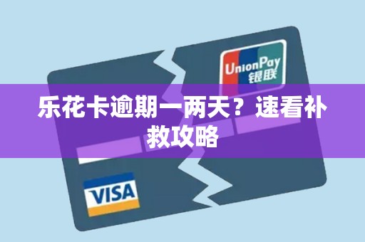 乐花卡逾期一两天？速看补救攻略