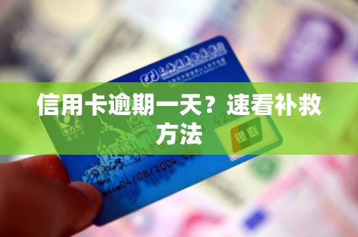 信用卡逾期一天？速看补救方法