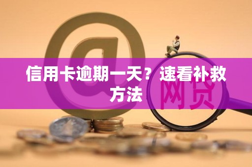 信用卡逾期一天？速看补救方法