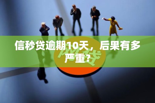 信秒贷逾期10天，后果有多严重？