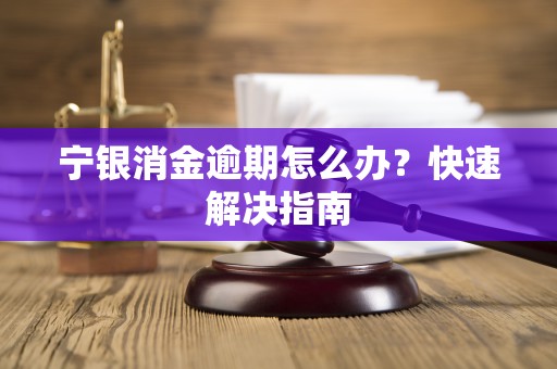 宁银消金逾期怎么办？快速解决指南