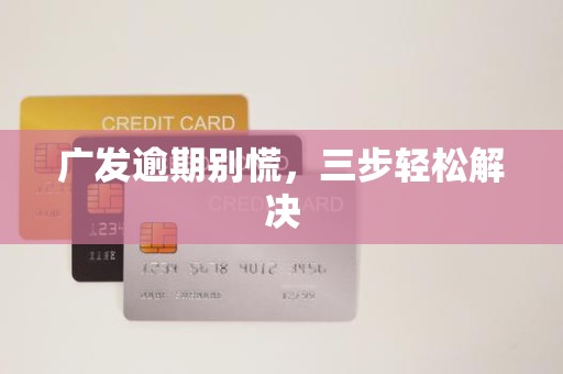 广发逾期别慌，三步轻松解决