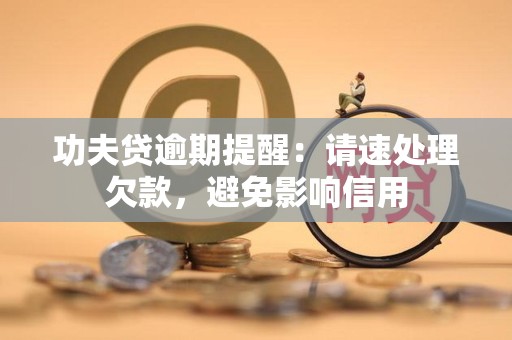 功夫贷逾期提醒:请速处理欠款,避免影响信用 功夫贷逾期提醒:请速处理欠款,避免影响信用