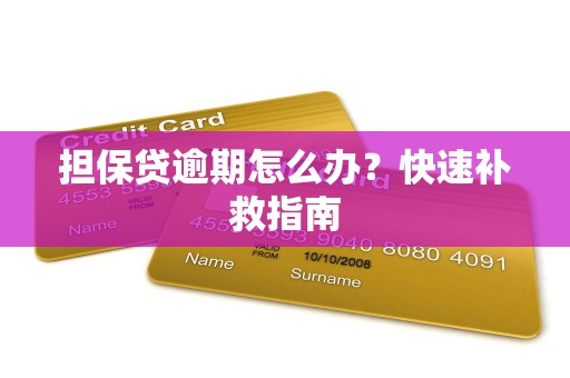 担保贷逾期怎么办?快速补救指南 担保贷逾期怎么办?快速补救指南