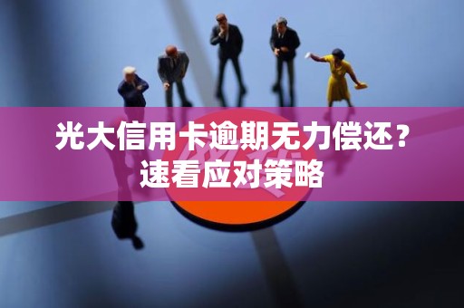 光大信用卡逾期无力偿还？速看应对策略