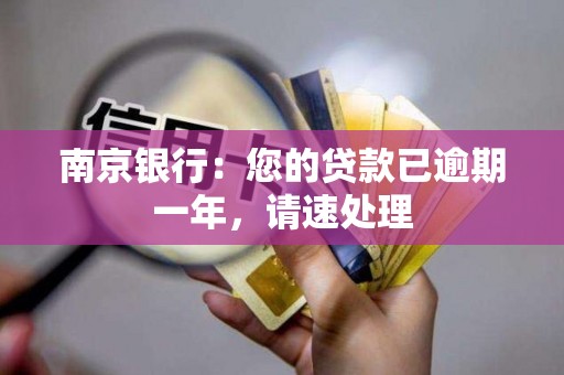 南京银行：您的贷款已逾期一年，请速处理
