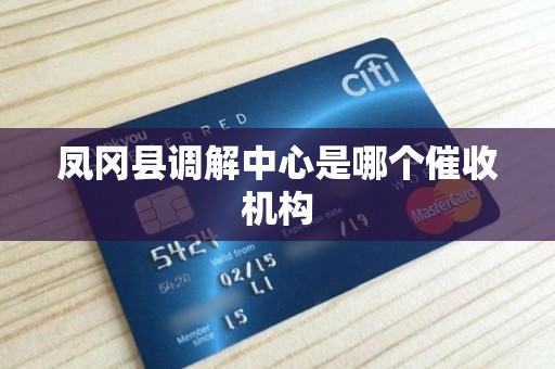 凤冈县调解中心是哪个催收机构