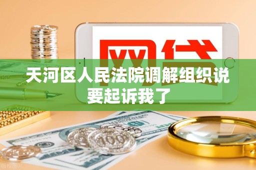 天河区人民法院调解组织说要起诉我了 天河区人民法院调解组织说要起诉我了