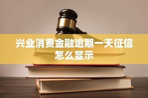 兴业消费金融逾期一天征信怎么显示