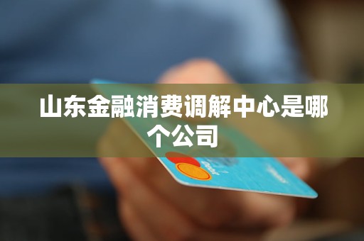 山东金融消费调解中心是哪个公司