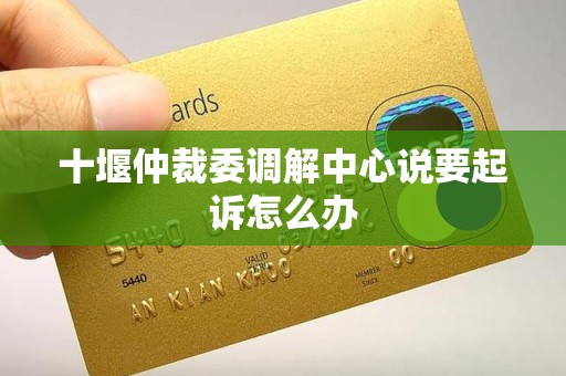 十堰仲裁委调解中心说要起诉怎么办 十堰仲裁委调解中心说要起诉怎么办