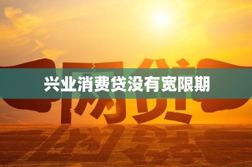 兴业消费贷没有宽限期