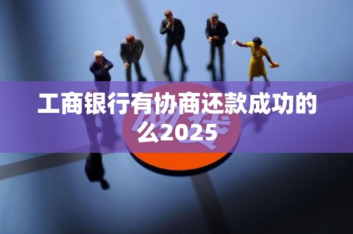 工商银行有协商还款成功的么2025