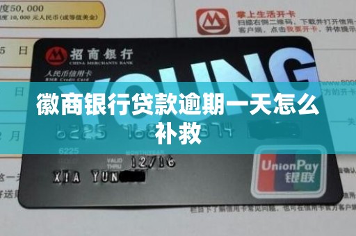 徽商银行贷款逾期一天怎么补救