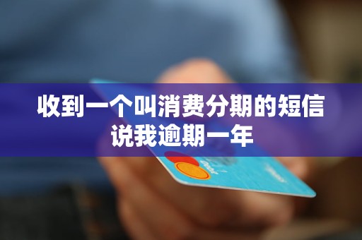 收到一个叫消费分期的短信说我逾期一年