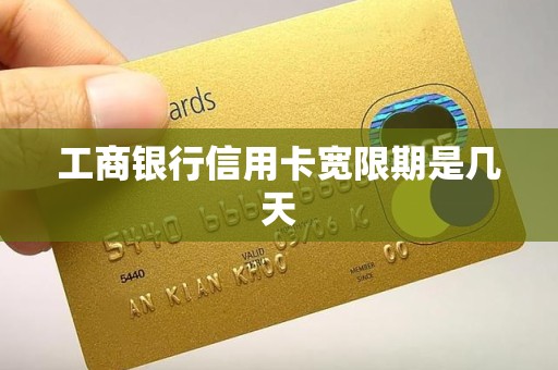 工商银行信用卡宽限期是几天