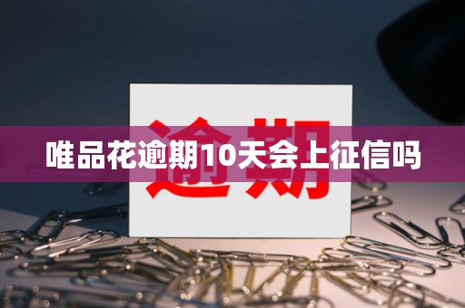 唯品花逾期10天会上征信吗