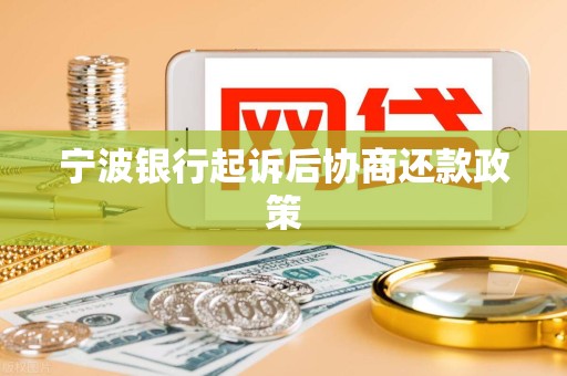 宁波银行起诉后协商还款政策