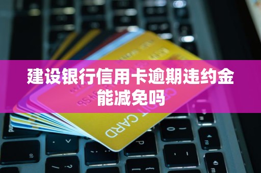 建设银行信用卡逾期违约金能减免吗