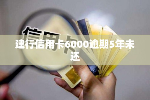 建行信用卡6000逾期5年未还 建行信用卡6000逾期5年未还