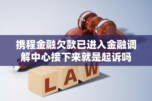 携程金融欠款已进入金融调解中心接下来就是起诉吗