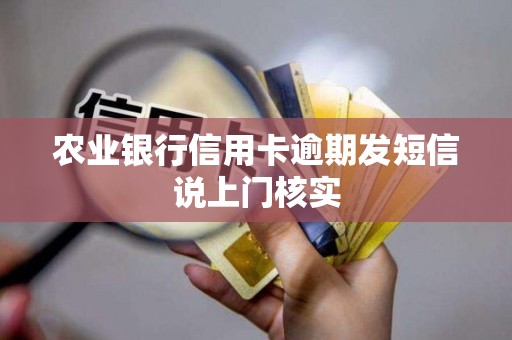 农业银行信用卡逾期发短信说上门核实