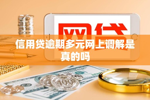 信用贷逾期多元网上调解是真的吗