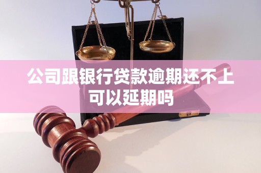 公司跟银行贷款逾期还不上可以延期吗