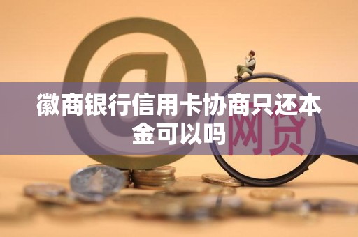 徽商银行信用卡协商只还本金可以吗