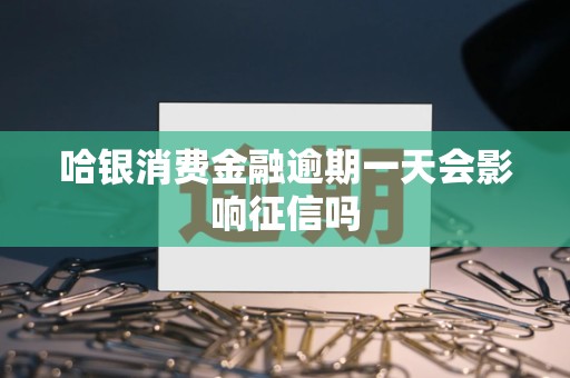 哈银消费金融逾期一天会影响征信吗