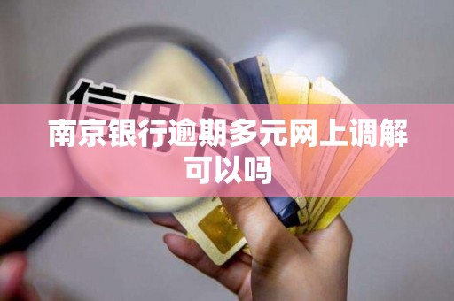 南京银行逾期多元网上调解可以吗