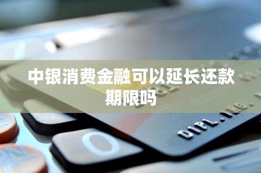 中银消费金融可以延长还款期限吗