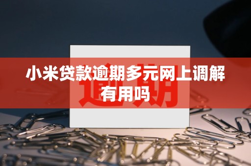 小米贷款逾期多元网上调解有用吗