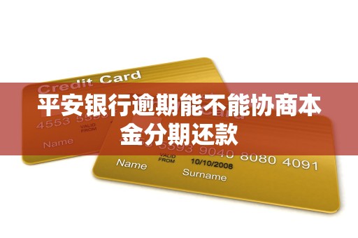 平安银行逾期能不能协商本金分期还款