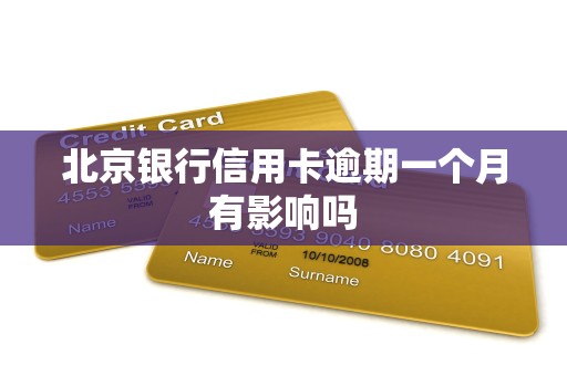 北京银行信用卡逾期一个月有影响吗