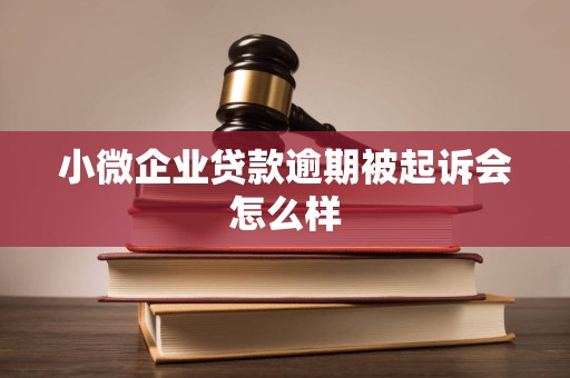 小微企业贷款逾期被起诉会怎么样