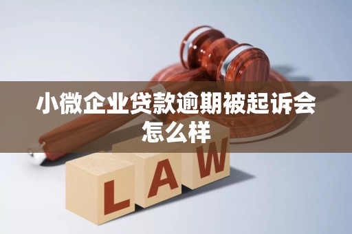 小微企业贷款逾期被起诉会怎么样