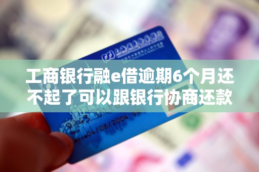 工商银行融e借逾期6个月还不起了可以跟银行协商还款吗 工商银行融e借逾期6个月还不起了可以跟银行协商还款吗