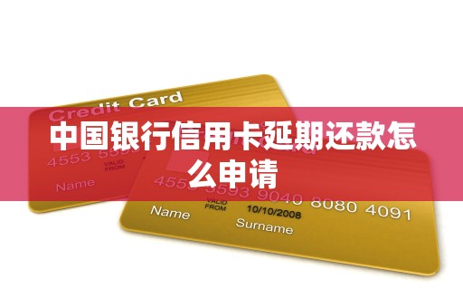中国银行信用卡延期还款怎么申请
