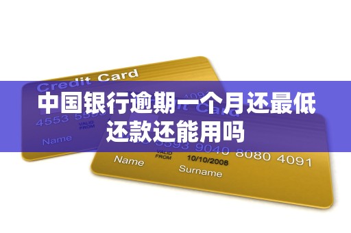中国银行逾期一个月还最低还款还能用吗