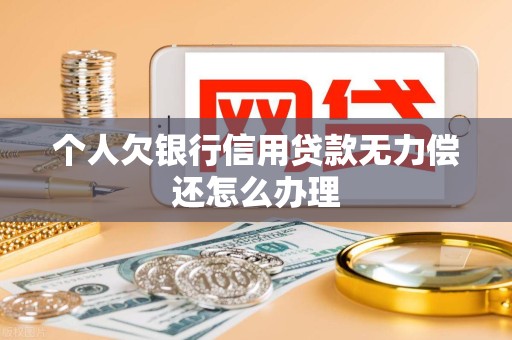 个人欠银行信用贷款无力偿还怎么办理