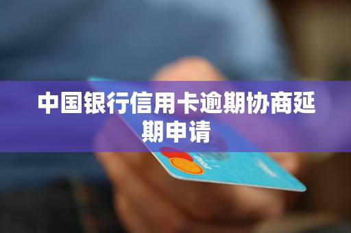 中国银行信用卡逾期协商延期申请