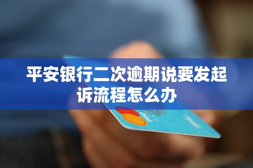 平安银行二次逾期说要发起诉流程怎么办 平安银行二次逾期说要发起诉流程怎么办